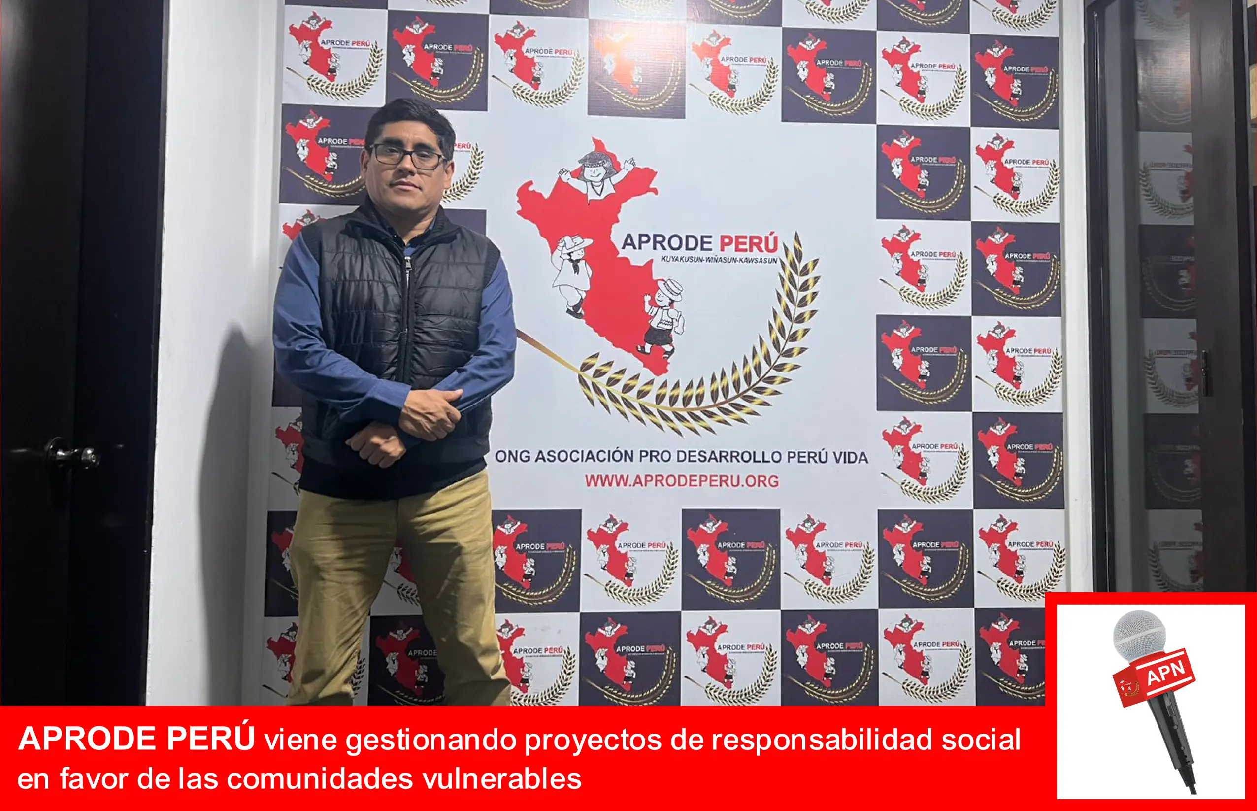 APRODE PERÚ viene gestionando proyectos de responsabilidad social en favor de las comunidades vulnerables