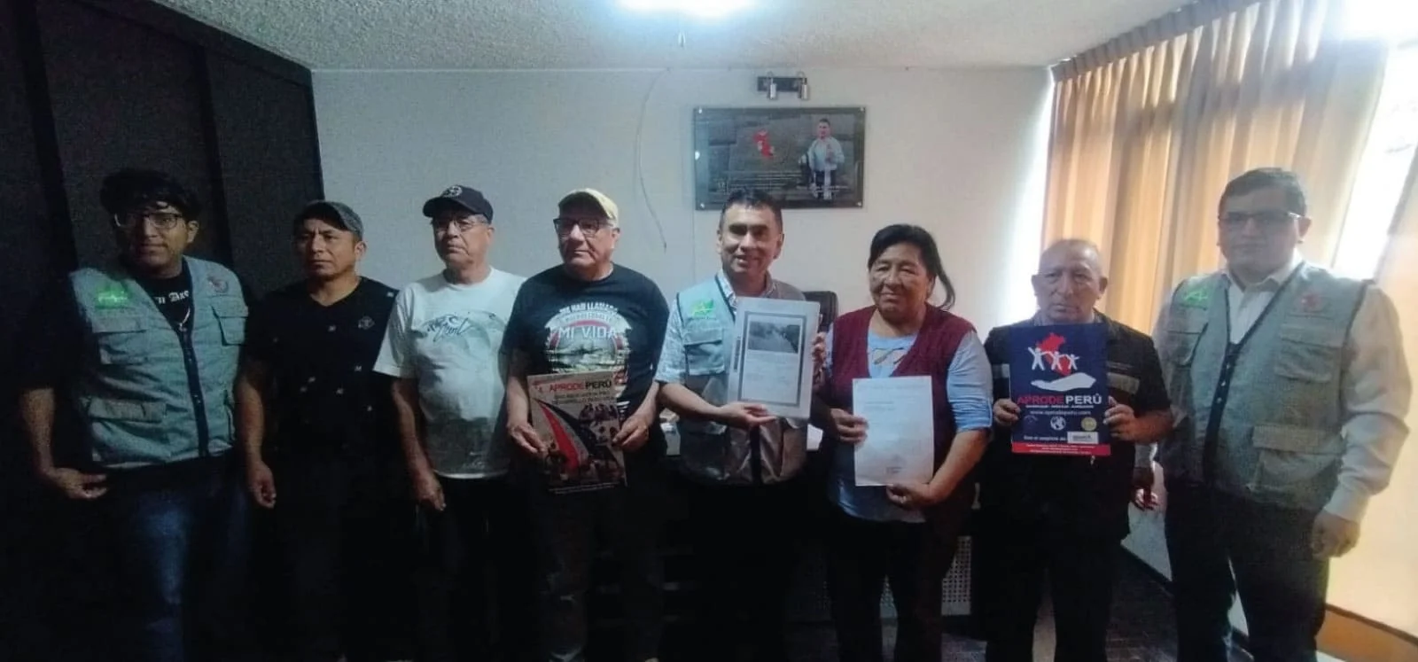 APRODE PERÚ Gestiona Apoyo para la construcción de muro de contencion en Villa Maria del Triunfo en la ciudad de Lima