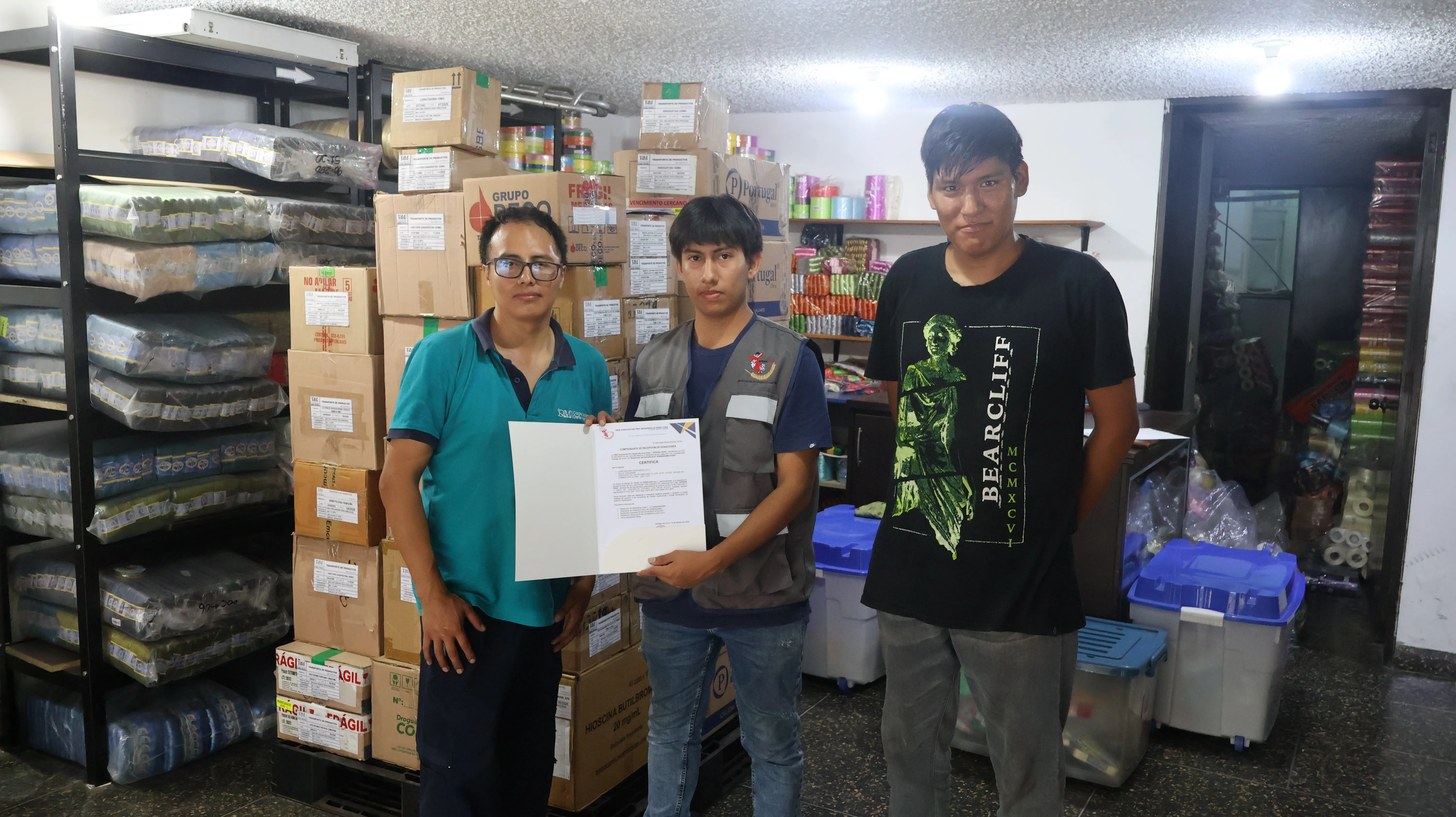 APRODE PERÚ RECEPCIONA VALIOSA DONACIÓN DE MEDICINA DE LA EMPRESA PRIVADA CORPORACIÓN DAFER MEDIC S.A.C.